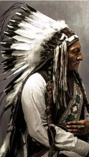 side view of a tribal man